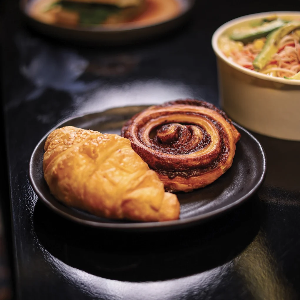 Pastries served at Business Lounge